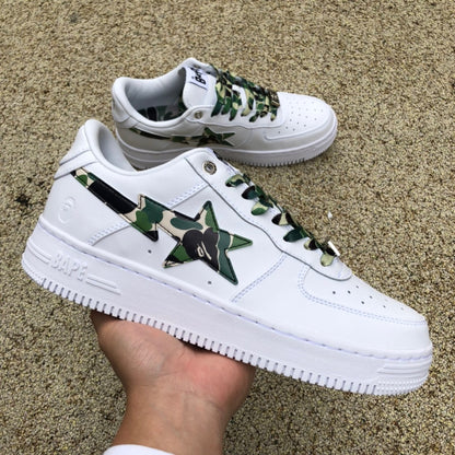 Bape camuflaje blanco y verde