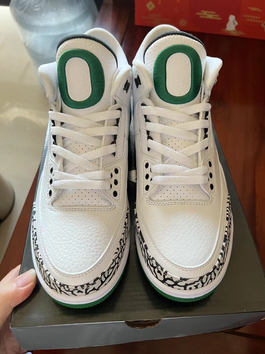 Jordan 3 Retro Oregon Ducks Pit Crew White