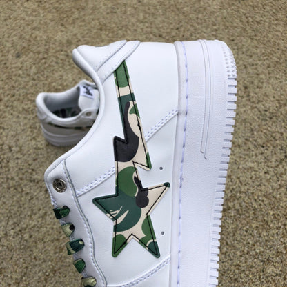 Bape camuflaje blanco y verde