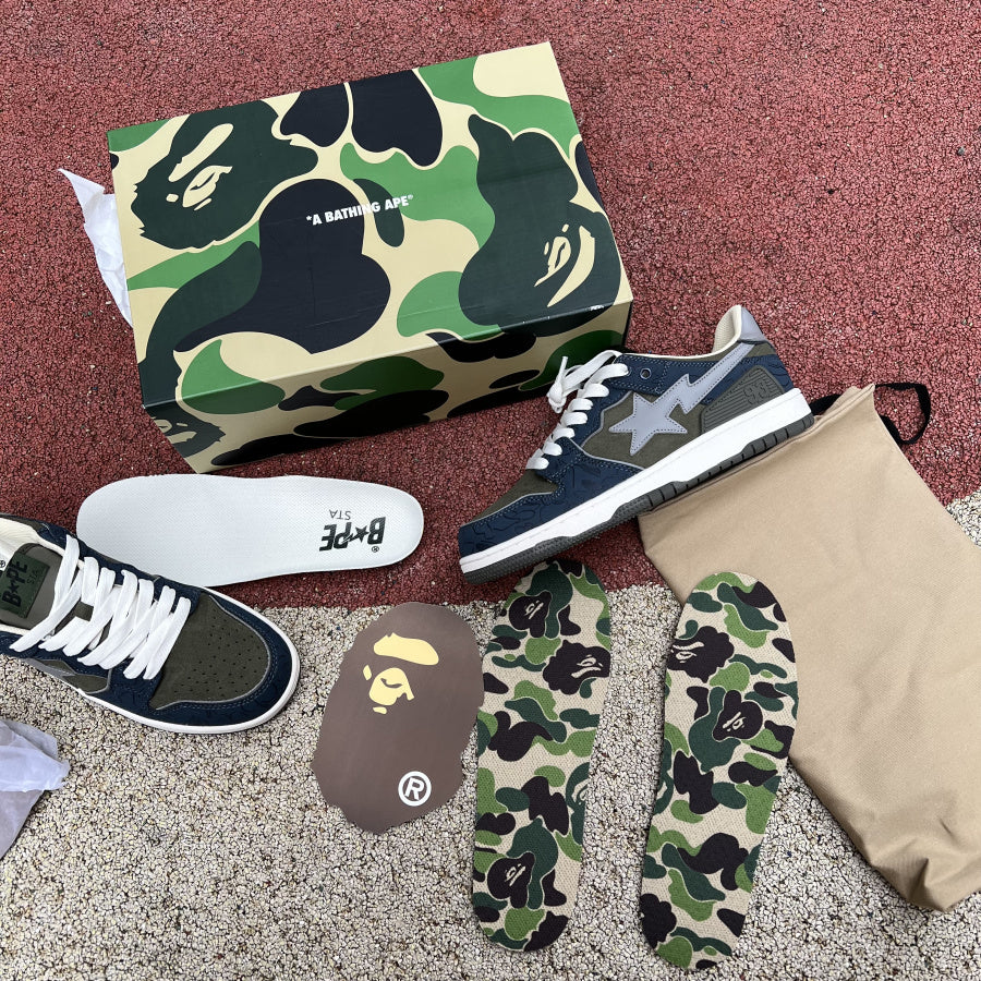 Bape azul y verde