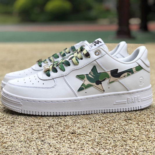 Bape camuflaje blanco y verde